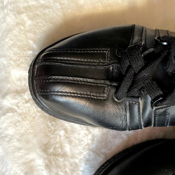 K Swiss Size 7.5 Women's Sneaker Court Style low Black  shoe Kayswiss - Picture 5 of 12